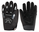Skid prova de luvas de ciclismo (preto)