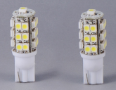 2pcs Mini T10 25 LED luzes do carro (branco)