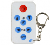 Mini Chaveiro Controle Remoto para TV Set (Gray)